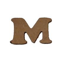 Kit 10 Letras M Mdf 3mm por 2,5cm de Altura Laser Mdf Madeira