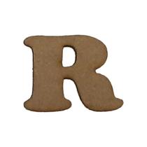 Kit 10 Letras R Mdf 3mm por 2,5cm de Altura Laser Mdf Madeira