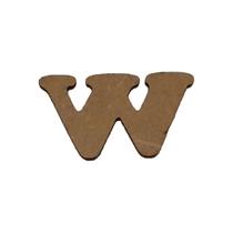 Kit 10 Letras W Mdf 3mm por 2,5cm de Altura Laser Mdf Madeira