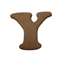 Kit 10 Letras Y Mdf 3mm por 2,5cm de Altura Laser Mdf Madeira