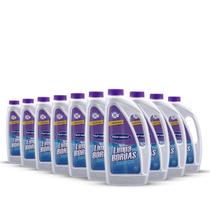 Kit 10 limpa bordas hidroazul para piscina removedor de gorduras