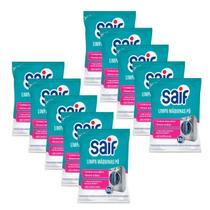 Kit 10 Limpa Maquina de Lavar Roupa Sachê Higienizador 80g S/ Cloro Limpar Electrolux Samsung Consul