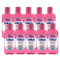 Kit 10 Limpador Perfumado de Ambientes Concentrado Floral Zulu 120ml