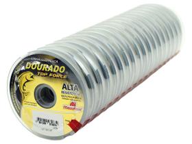 Kit 10 Linhas Monofilamento Mazzaferro Dourado Top Force 0,70mm 65.7lb/29.8kg (10x100 Metros)