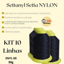 Kit 10 Linhas Settanyl Setta Nylon Depilação