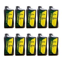 Kit 10 Litros Oleo Lubrax TopAut 15W40 API SL Semissintético