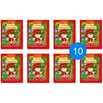 Kit 10 Livrinhos Chapeuzinho Vermelho Lembrancinha de Festa Sacolinha Aniversário Surpresa