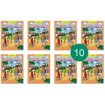 Kit 10 Livrinhos Davi e Golias Lembrancinha De Festa Sacolinha Aniversário Surpresa - Ciranda Cultural