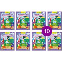 Kit 10 Livrinhos Ensinamentos De Jesus Lembrancinha De Festa Sacolinha Aniversário