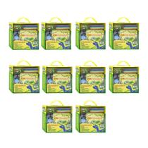 Kit 10 Livro-Box - DINOSSAUROS - Desenhos e Atividades C/ Canetas E Acess. Lembrancinha Kit 10 Livro-Box - DINOSSAUROS - Desenhos e Atividades C/ Canetas E Acess. Lembrancinha