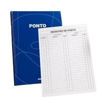 Kit 10 Livros de Ponto Funcionários 100 Folhas com Capa Dura Kit 10 Livros de Ponto Funcionários 100 Folhas com Capa Dura