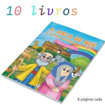 Kit 10 Livros Ler e Colorir A Arca de Noé e Outras Histórias da Bíblia - Ciranda Cultural Kit 10 Livros Ler e Colorir A Arca de Noé e Outras Histórias da Bíblia - Ciranda Cultural