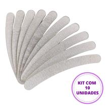 Kit 10 Lixas Banana Bananão Unha De Gel Acrílico Curvado