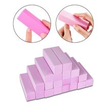 Kit 10 Lixas Bloco Rosa Polidora Fecha Poros Polir Unhas Kit 10 Lixas Bloco Rosa Polidora Fecha Poros Polir Unhas