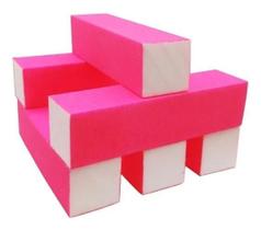 Kit 10 Lixas Polidora Bloco Unha Gel Manicure Profissional