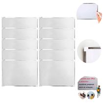 Kit 10 Lousas Magnética Quadro Branco pra escritorio 30x40cm