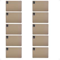 Kit 10 Lugar Americano Premium Trama 45X30 cm Nude Paramount Kit 10 Lugar Americano Premium Trama 45X30 cm Nude Paramount