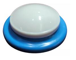 Kit 10 Luminária Circular Led 12w 6500k Branco Frio Bivolt Cor Azul