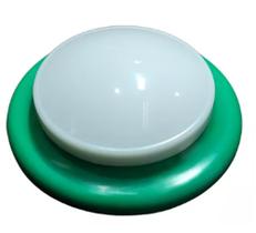 Kit 10 Luminária Circular Led 12w 6500k Branco Frio Bivolt Cor Verde