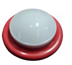 Kit 10 Luminária Circular Led 12w 6500k Branco Frio Bivolt Cor Vermelho