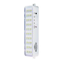 KIT 10 LUMINÁRIA DE EMERGÊNCIA LED 30Leds 1W 6500K - BLUMENAU