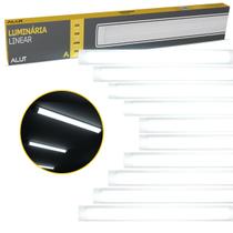 Kit 10 Luminaria Led Linear 20w 6500K 110v/220v Ip20 Branco Cod: ALUT000401-10 Alut By Avant Kit 10 Luminaria Led Linear 20w 6500K 110v/220v Ip20 Branco Cod: ALUT000401-10 Alut By Avant
