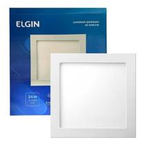 KIT 10- Luminaria(Plafon) Sobrepor 24W, IP20,Quadrada,Bivolt