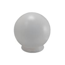 Kit 10 Luminária Plástico Branca Tipo Bola/globo - Luconi