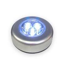 Kit 10 Luminárias Led 3 Toques Com Adesivo