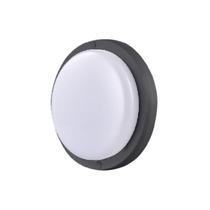 Kit 10 Luminárias Tartaruga 18W Redonda Cor Preta Bivolt