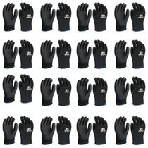Kit 10 Luva de segurança Multi tátil black Tricotada com PU Montagem Mecanico Antiestática Kit 10 Luva de segurança Multi tátil black Tricotada com PU Montagem Mecanico Antiestática