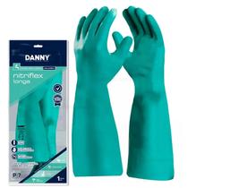 Kit 10 Luva Nitrilica Danny Da36100 S/ Forro 33cm Xg