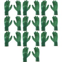 Kit 10 Luvas SN 1009 Látex Corrugado Verde Super Safety CA 31895 Tamanho:T9Cor:Verde