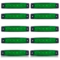 Kit 10 Luz de Cortesia e Navegação 12v Com 6 Leds Para Barco Lancha Caiaque Iate Náutica Carretinha Caminhão
