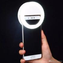 Kit 10 Luz Selfie Ring Light Clipe Anel Led Flash Celular