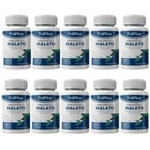 Kit 10 Magnesio Malato Polimais 600 Cápsulas Energia, Alívio Muscular e Alta Absorção - Nutriex