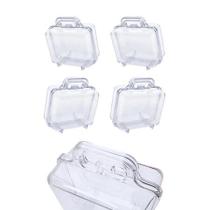 Kit 10 Maletinha Maletinha Acrilica Cristal Lembrancinha Para Festa Aniversario Prenda Criança novo Kit 10 Maletinha Maletinha Acrilica Cristal Lembrancinha Para Festa Aniversario Prenda Criança novo