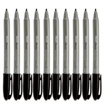 Kit 10 Marcadores Retroprojetor 2,0mm Preto Pilot