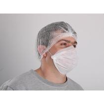Kit 10 Máscara Descartável TNT Dupla Branca Emb.100 unidades
