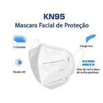 Kit 10 Máscara Kn95 Proteção 5 Camada Respiratória Pff2