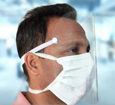 Kit 10 Máscara Protetora Facial Anti Respingos Face Shield