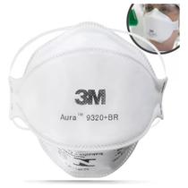 Kit 10 Máscaras 3m 9320 Aura + Br Pff2 Respirador N95 Anvisa