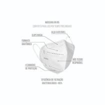 Kit 10 Máscaras De Proteção Pff2 Kn95 C/ Anvisa Marca Una Kit 10 Máscaras De Proteção Pff2 Kn95 C/ Anvisa Marca Una