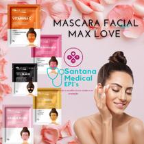 Kit 10 Máscaras facial para limpeza de pele peel off 8g - Max Love