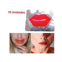 Kit 10 Mascaras Labial Em Formato De Boca Colágeno Rosa