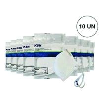 Kit 10 Máscaras N95 PFF2 Aprovação ANVISA e INMETRO Marca KS Kit 10 Máscaras N95 PFF2 Aprovação ANVISA e INMETRO Marca KS