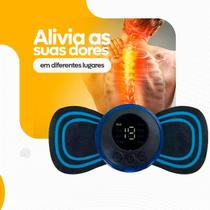 Kit 10 Massageador Portátil Dor Pescoço Coluna Pernas Elétrico Original