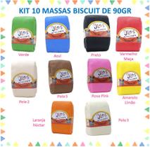 Kit 10 Massas De Biscuit - Jl Artesanato 90 Gramas