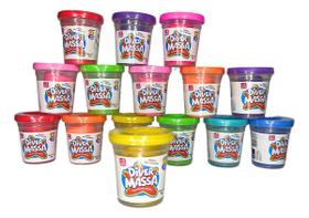 Kit 10 Massinhas De Modelar Infantil Cores Sortidas Divertoys 50g Cada Brinquedo Criativo Educativo Escolar Criança Presente Kit 10 Massinhas De Modelar Infantil Cores Sortidas Divertoys 50g Cada Brinquedo Criativo Educativo Escolar Criança Presente