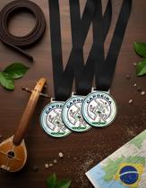 Kit 10 Medalhas Para Capoeira Artes Marciais 50mm Com Fita Preta Kit 10 Medalhas Para Capoeira Artes Marciais 50mm Com Fita Preta